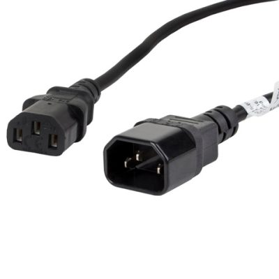 Lanberg extension power supply cable IEC 320 C13 -> C14 1.8m VDE, black