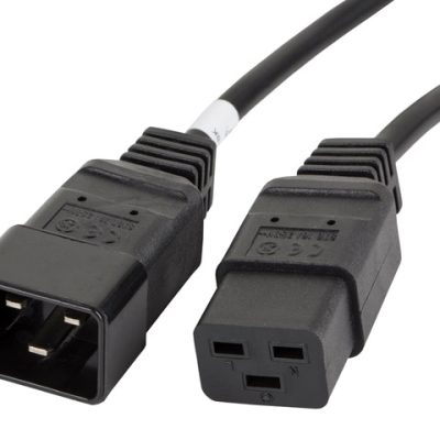 Lanberg EXTESION CABLE IEC 320 C19 / C20 1.8m VDE, black