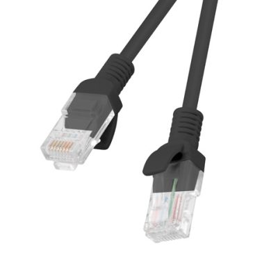 Lanberg patch cord CAT.5E 0.5m, black