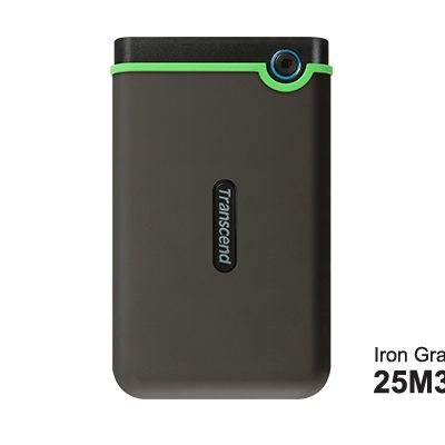 Transcend 4TB, 2.5″ Portable HDD, StoreJet M3, Iron Gray