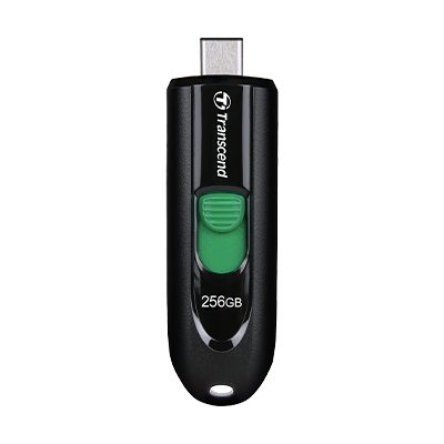 Transcend 256GB, USB3.2, Pen Drive, Type-C, Capless, Black