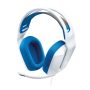 Logitech G335 Gaming Headset PRO-G 40 mm Drivers DTS Headphone X 2.0 Surround Blue Voice Microphone 240 g White