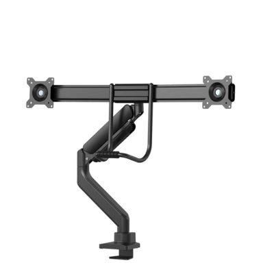 Neomounts Screen Desk Mount 2 screens (topfix clamp & grommet) for 2 Monitor Screens, Black
