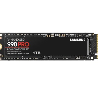 Samsung SSD 990 PRO 1TB PCIe 4.0 NVMe 2.0 M.2 V-NAND 3-bit MLC, 256-bit Encryption, Read 7450 MB/s Write 6900 MB/s