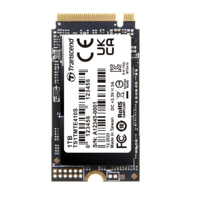 Transcend 1TB, M.2 2242, PCIe Gen4x4, NVMe, 3D TLC, DRAM-less