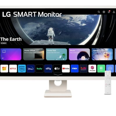 LG 32SR50F-W, 31.5″ IPS Smart webOS23, Anti-Glare, 8ms, 1200:1, 250cd/m, sRGB 99%, FHD 1920×1080, HDR 10, HDMI, USB, Wi-Fi B/in, AirPlay 2,  Speacers 5W x 2, Tilt, White