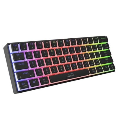 Genesis Mechanical Gaming Keyboard Thor 660 G2 Wireless RGB Backlight BLACK GATERON RED