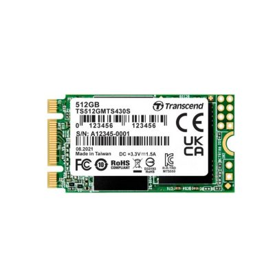 Transcend 512GB, M.2 2242 SSD, SATA3 B+M Key, TLC
