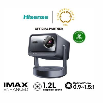 Hisense C2 Ultra Smart mini  Laser Projector, 4K Ultra HD 3840×2160, 2000:1, 3000 lum, 60 Hz, Optical Zoom& Digital Zoom,Dolby Vision, IMAX enhanced,Dolby Vision, HDR10+, HDR10, HLG, 2*10W+20W Subwoofer,Designed for XBOX
