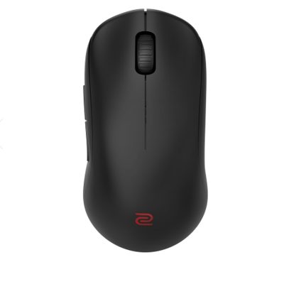BenQ ZOWIE U2-DW 4K Wireless Mouse for Esports, Size M, 60g, up to 4000 Hz, up to 3200 DPI, Symmetrical design, Inward-curved both sides for agility during multi-angle movement, Wireless w/4K enhanced receiver, Driverless, plug and play
