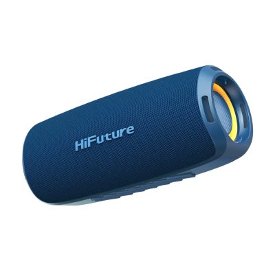 HiFuture Gravity Blue, 2-Way Speaker System, 30W*1+15W*1, IPX7 Waterproof, Up to 10 Hours Playtime, Bluetooth 5.3, Pair to Play (TWS Mode)