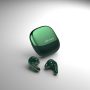 HiFuture ChromeBuds Green Metallic Charge Case 4 MICS ENC Wireless 5.4 Up to 6 Hours Battery Life by one charge IPX5 Ultra Bass Up to 30 Hours Battery Life Combined
