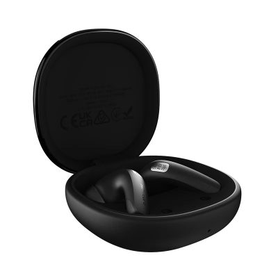HiFuture FlyBuds 4 AI Black, Support AI Free Talk, Support 130+ Languages Translation,  Active Noise Cancelling, 4 MICS ENC, Wireless 5.4, Up to 10 Hours Battery Life by one charge, IPX5, Ultra Bass, Up to 35 Hours Battery Life combined