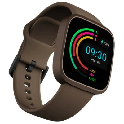 HiFuture Edge Brown, 1.72″ HD Display, Powered by Dual Core, Aerospace-Grade Ultra Light Aluminum Frame, Bluetooth Call, 3D User Interface, 1ATM Waterproof, 24/7 True Heart Rate & Blood Oxygen Sensor, 100+ Sports Mode, Up to 7 days daily use