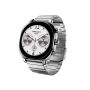 HiFuture AIX Silver 1.43 AMOLED 466 466 Powered by Dual Core & Syntra AI Bluetooth Call 1ATM Waterproof Sixth Generation Health Sensor Stainless Steel Up to 10 days daily use