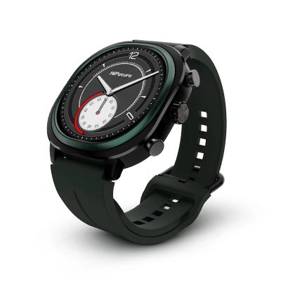 HiFuture AIX Lite Green,  1.43″ AMOLED,  466*466, Powered by Dual Core & Syntra AI, Bluetooth Call, 1ATM Waterproof, Sixth Generation Health Sensor, Up to 10 days daily use, Extra Fabric Strap inbox
