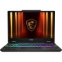 MSI Cyborg 15 B2RWFKG Intel Core 7 240H 10C 16T up to 5.2GHz 24MB GeForce RTX 5060 8GB GDDR7 572 AI TOPS 15.6 FHD 1920x1080 144Hz IPS-Level 16GB DDR5 2x8 5600MHz 512GB PCIe Gen4x4 SSD Intel W