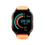 HiFuture Ultra 3 Black Orange 2.0 IPS 240x296 Bluetooth Call IP68 Waterproof 24 7 True Heart Rate & Blood Oxygen Sensor Up to 7 days daily use 100+ Sports Mode