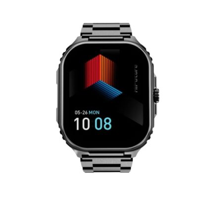 HiFuture Ultra 3 Pro Black, 2.04″ IPS, 368×448, Bluetooth Call, IP68 Waterproof, 24/7 True Heart Rate & Blood Oxygen Sensor, Up to 7 days daily use, 100+ Sports Mode