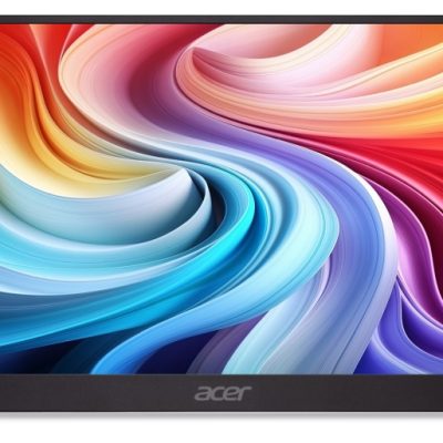 Acer PM161QB1bmiuux, 15.6” FHD (1920×1080), IPS, 60Hz, 4ms (GTG), 100M:1, 250 nits, AdaptiveSync, HDMI 1.4, 2x USB Type-C, Audio Out, 2x1W Speakers, BlueLightShield, Portable, Kickstand, VESA, Energy Class D, Black, 2Y