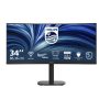 Philips 34B2N3500C 34 Curved 1500R VA WLED 3440x1440 120Hz 4ms GtG 350cd m 2 3500 1 50M 1 DCR Adaptive Sync FlickerFree SoftBlue 5Wx2 Tilt Height Adjust Swivel 2xHDMI DP USB hub