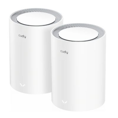 Cudy M3000 (2-Pack) AX3000 Wi-Fi 6 Mesh Dual-Band 2402Mbps at 5GHz + 574Mbps at 2.4GHz