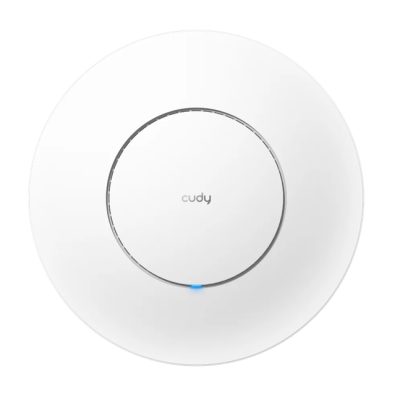 Cudy AP3000 Wi-Fi 6 2.5G Access Point AX3000 Dual Band Ceiling Mount Wi-Fi 6 Access Point, Chipset MT7981, 802.11ax/ac/a/b/g/n, 2402Mbps at 5GHz + 574Mbps at 2.4GHz, 1 x 2.5G RJ45 Port, MU-MIMO, Support 12V DC or 802.3at PoE or Passive PoE, Internal Ant