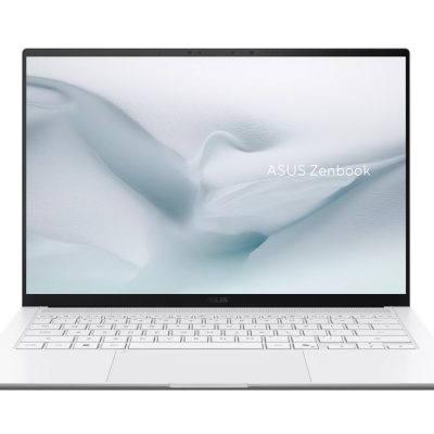 Asus Zenbook S UX5406AA-SU152X,Intel Ultra 9 386H 2.1 GHz (18MB Cache, up to 4.9 GHz, 16 cores, 16 Threads), 14″ OLED (WQXGA+(WQ+) 2880X1800 16:10), 120 Hz,  32GB LPDDR5X (16 GB on BD),1TB SSD, Backlit Chiclet Keyboard, Windows 11 Pro,Scandinavian White,