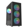 Fury PC Case Shobo SH8 ARGB Midi Tower Window Black