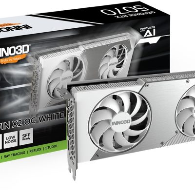 Видео карта, Inno3D GeForce RTX 5070 12GB GDDR7 Twin X2 OC White