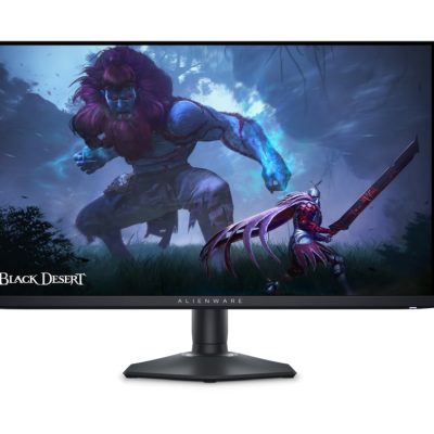 Dell Alienware AW2725DF, 26.7″ QD-OLED Anti-reflection, 0.03ms, 1000 cd/m2, QHD (2560X1440), 360Hz, HDR-400, AMD FreeSyncPremium Pro+VESA, HDMI, DP, USB-C, USB 3.2,  Height Adjustable, Pivot, Swivel, Tilt, Black