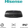 Hisense WeBoom Party speaker 2.0 Ch 140W BT 20h play IP67 Water and Dust Proof Ambient Light Dual-way Strap Built-in Powerbank Black