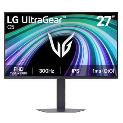 LG 27G550B-B, UltraGear 27″ IPS, AG, 300Hz, 1ms GtG, 700:1, sRGB 99%, 250cd/m2, Full HD 1920×1080, HDR10, AMD FreeSync, G-SYNC Compatible, VRR, HDMI, DisplayPort, Headphone Out, Black Stabilizer,Tilt/Height/Swivel/Pivot, Black