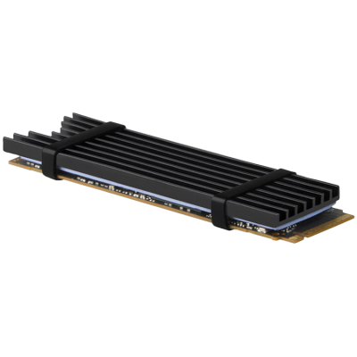 AXAGON CLR-M2L3 passive – M.2 SSD, 80mm SSD, ALU body, silicone thermal pads, height 3mm