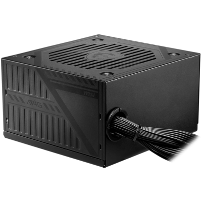 MSI MAG A500DN, 500W, 80 Plus Standart, 120mm Low Noise Fan, Protections: OCP/OVP/OPP/OTP/SCP/UVP, Dimensions: 150mmx140mmx86mm, 3Y Warranty