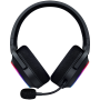 Razer Barracuda X Chroma Gaming Headset Black Oval Ear Cushions 2.4 GHz Wireless Bluetooth Breathable Fabric with Memory Foam Cushions Detachable Razer™ HyperClear