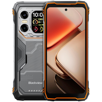 Blackview XPLORE 1 Rugged Phone 6.78″ FHD+ + 2.01″ Secondary , 16+512GB Dimensity 7050 50+64MP,Night Vision , Android 15 , 20000mAh + 55W , 5G , Orange, Rugged , MIL-STD)