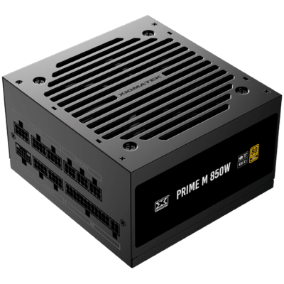 Xigmatek Prime M 850W (80+Gold 230V EU, ATX3.1 & PCI-E 5.1, LLC D2D & APFC, 120mm Fan, Full Modular, EU Cord, Color Box)