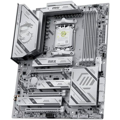 MSI X870E GAMING PLUS MAX WIFI, ATX, Socket AM5, 4x DDR5 Dual Channel DDR5 up to 8200(OC)MHz, 3x PCIe x16 slot, 3x M.2 slot, 4x USB 2.0, 2x USB 5Gbps, 2x USB 10Gbps, 1x 20Gbps